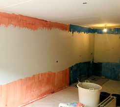 Lange wand voor